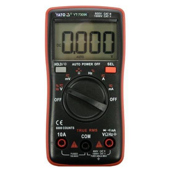 Yato Digitales Meter True Rms (Hand-Multimeter) (YT-73096)