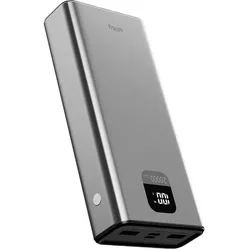 Allity power bank APB-100 PD QC 22.5W 20000 mAh gray (20000 mAh, 22.50 W, 22.50 Wh), Powerbank, Grau