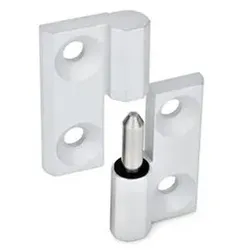 Scharniere, aushängbar, Zink-Druckguss (337-ZD-40-40-A-1-SR)