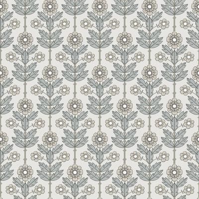 A-Street Prints Aya White Floral Wallpaper