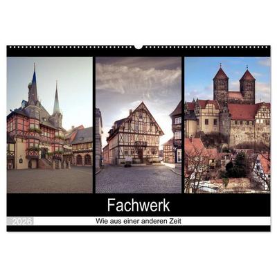 Fachwerk - wie aus einer anderen Zeit (Wandkalender 2026 DIN A2 quer), CALVENDO Monatskalender