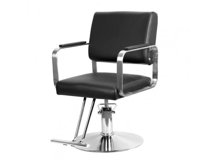 Chaise de barbier hydraulique, chaise de salon pour coiffeur, chaise de coiffure robuste avec hauteur réglable, chaise de salon de beauté