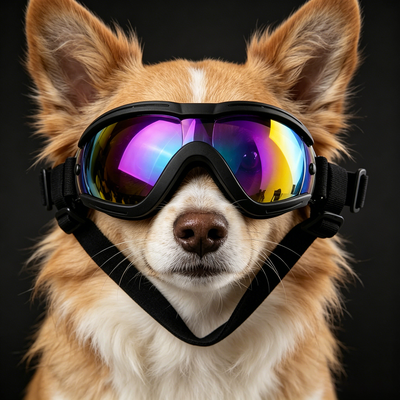 Universal Stock UV Protection Dog Sunglasses For Small & Medium Pets Outdoor Riding Goggles color