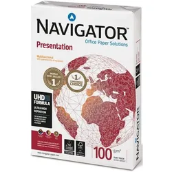 Navigator Presentation DIN A4 Druckerpapier 100 g/m2 Matt Weiß 500 Blatt