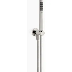 Dornbracht Schlauchbrausegarnitur mit integriertem Brausehalter, Durchfluss 15 l/min, 27802660-08, Farbe: Platin