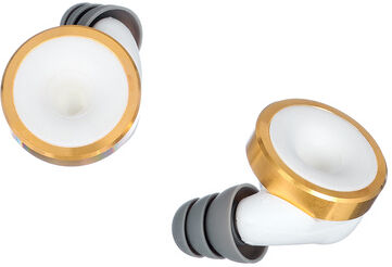 Limousine Earplugs Knops Gold White Blanc