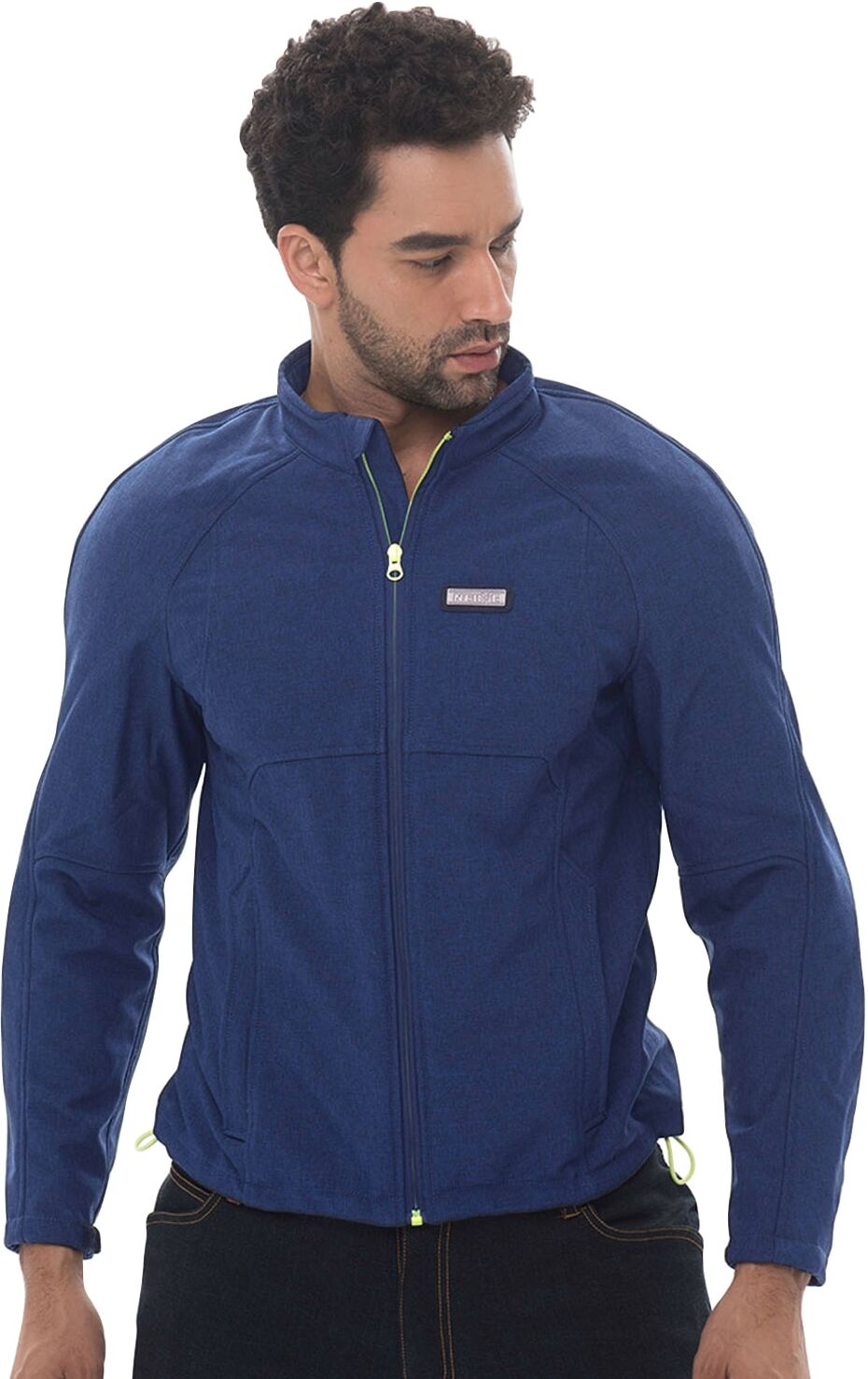Motorradjacke NERVE "Vigor" Gr. M, blau, Jacken, Herren, M, Obermaterial: 100% Polyester. Miedereinsatz: 100% Polyester, Motorradjacke, Schutzkleidung blau M
