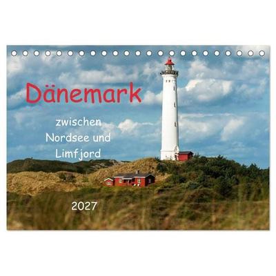 Dänemark zwischen Nordsee und Limfjord (Tischkalender 2027 DIN A5 quer), CALVENDO Monatskalender