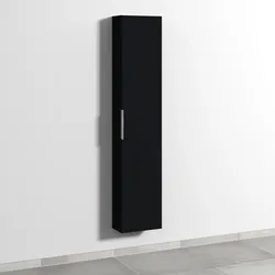 Sanipa Hochschrank „3way“ 350 × 1700 × 199 mm Anschlag rechts, in Schwarz (matt), Anschlag rechts