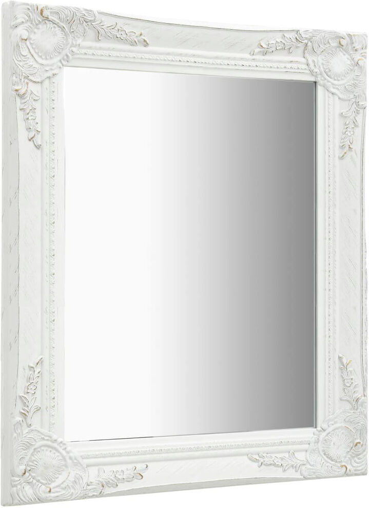 Astoria Grand Ginter Rectangle Mirror White 50cm H x 60cm W