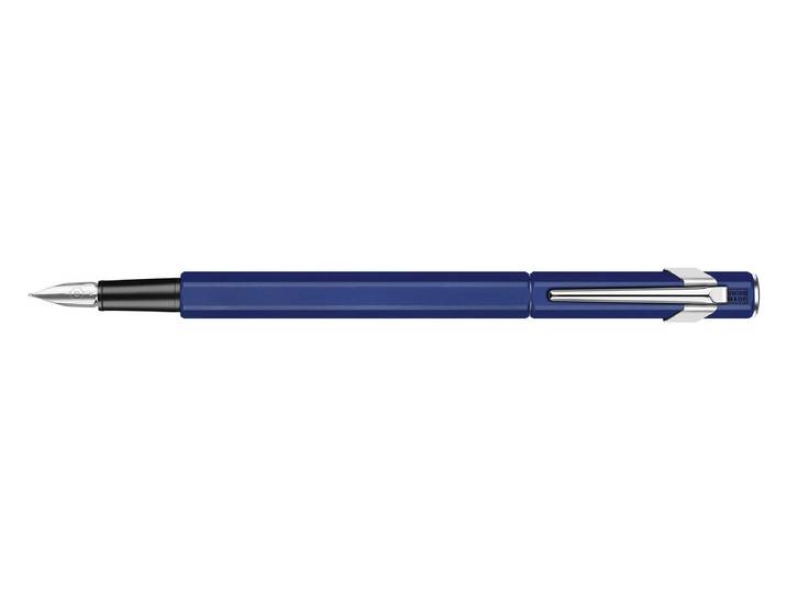 Füllfederhalter Caran d'Ache 849 Cl , blau, Kunststoff, Stifte, Füllfederhalter