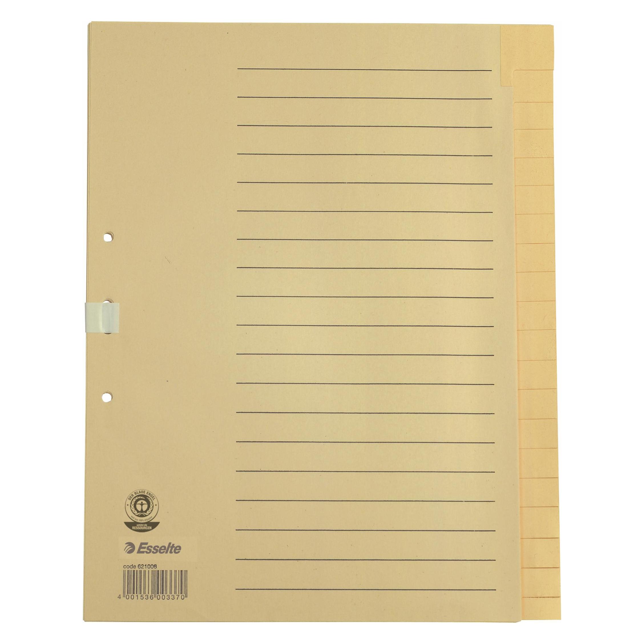 Esselte Register Papier chamois (621006)