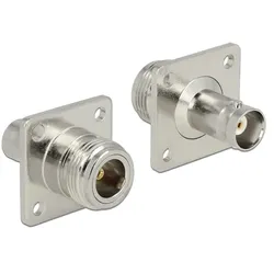 DELOCK HF Adapter N-Buchse -> BNC-Buchse zum Einbau