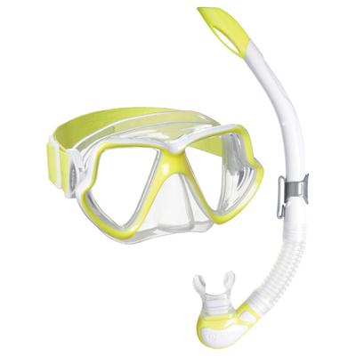 Mares - Wahoo Neon - Schnorchelset gelb/ clear