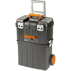 Bahco, Werkzeugkoffer, Hoch belastbarer 470-mm-Kunststoff-Werkzeugkasten, 60 l