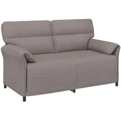 vidaXL, Sofa + Bettsofa, Sofa 100% Polyester, Metallrahmen, MDF, Sperrholz (2-Sitzer)