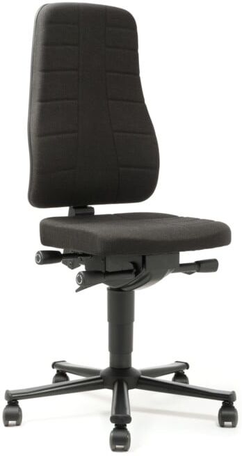 All-In-One Highline sur roulettes Bimos, rembourrages en tissu noir (9643-6801)