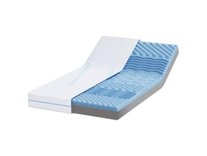 KTHLBRH Matratze für Einzelbett, 90 x 190 cm, Weiß Orthopädischer Schaumstoff, mittlere Unterstützung, minimalistisches Design, geeignet für Einzelbett