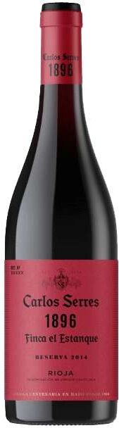 Carlos Serres Finca El Estanque Reserva 2018 - Vino Tinto - 75cl - D.O. Rioja