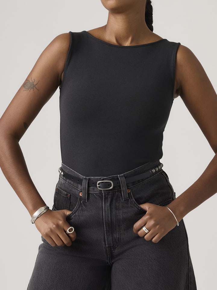 Levi's Leder-Gürtel in Schwarz - 75