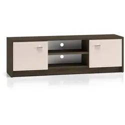TV-MÖBEL Kaius Kaschmir und Dunkles Holz