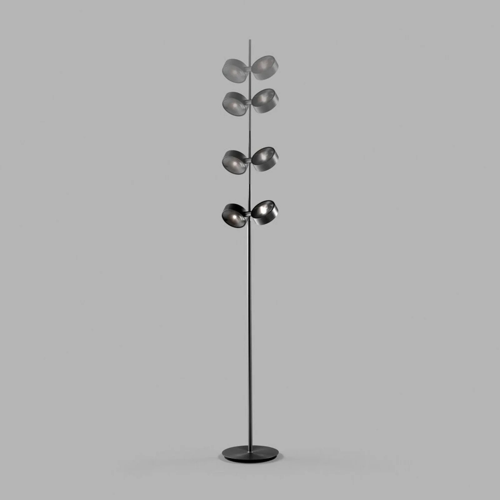 LIGHT-POINT Orbit Vloerlamp Touchless Carbon Black - Aluminium - LED