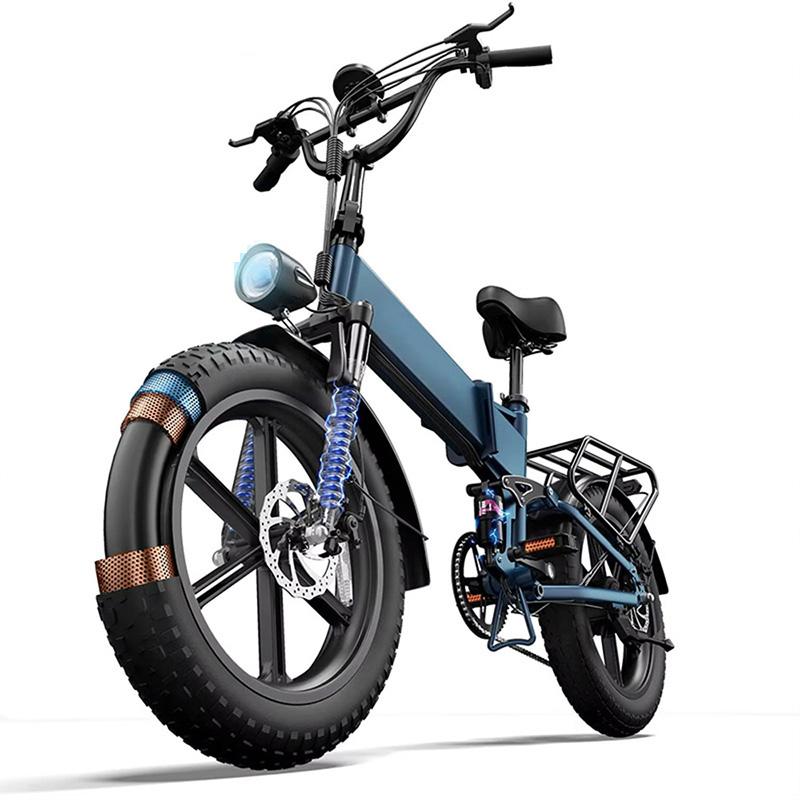 URLIFE T5 Klappbares E-Bike für Erwachsene, 48 V 13 Ah Akku, 20-Zoll-Reifen, geländegängiges E-Bike