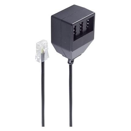 Shiverpeaks BASIC-S Telefonkabel, schwarz, 0,2 m (BS71017-2)
