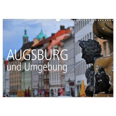 Augsburg und Umgebung (Wandkalender 2026 DIN A3 quer), CALVENDO Monatskalender