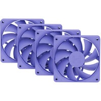 FA12, Gehäuselüfter lila, 4er Pack, 120 mm