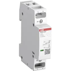 ABB EN20-20N-01 Installationsschütz, VPE=12 20 A, 2S/0Ö, 24 V AC/DC mit Handbetätigung 1SBE122111M0120  - 12 Stück