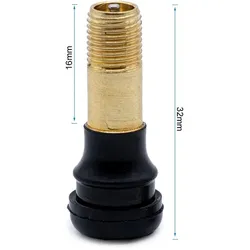 Tubeless Ventil gerade 32mm (Druckdichtung) - PVR40 - 20Stk