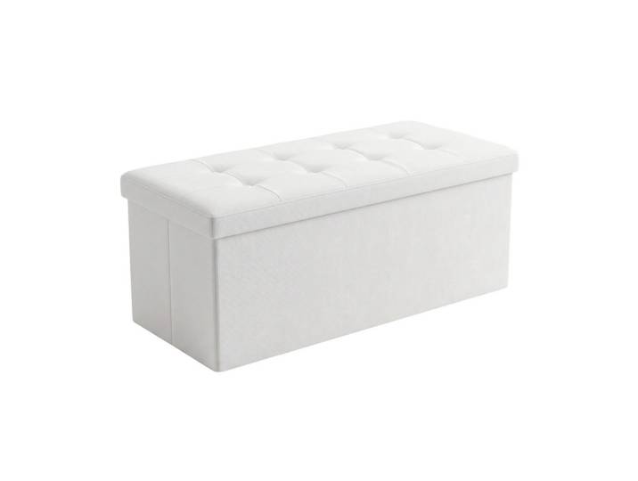 Scena Living Hocker mit Stauraum 110/38/38 cm, Beige, Rechteckig, 38x38x110 cm, Wohnzimmer, Sessel, Hocker & Hockerbänke, Sitzhocker