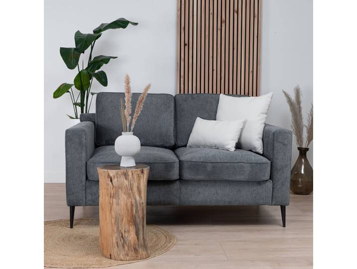 Bronx71 Sofa 2-Sitzer Orlando Stoff anthrazit