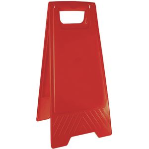 SafetyMarking Warnaufsteller Kunststoff, rot, Individuell anpassbar
