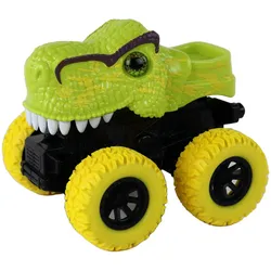 Tyrannosaurus Rex Fahrzeug mit Friktionsantrieb, Grün