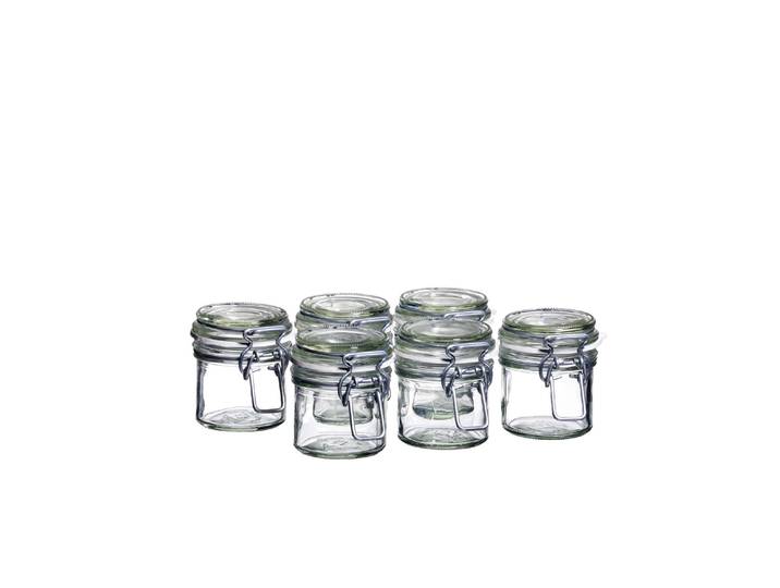 Einmachglas MÄSER Gothika , bunt (transparent), Lebensmittelaufbewahrungsbehälter, Einmachglas