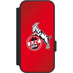 Nivocase Klapphülle für Google Pixel 10 Handyhülle aus Kunst Leder NIVOflip schwarz 1. FC Köln EffZeh (Google Pixel 10), Smartphone Hülle, Schwarz