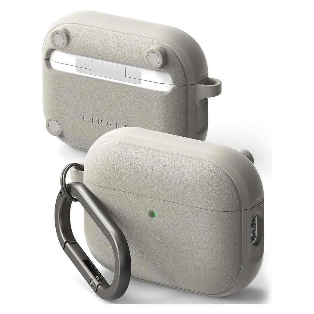 Ringke AirPods Pro 3 Hülle Onyx Magnetisch Warm Grau (Kopfhörer Hülle) (EC119302RS)