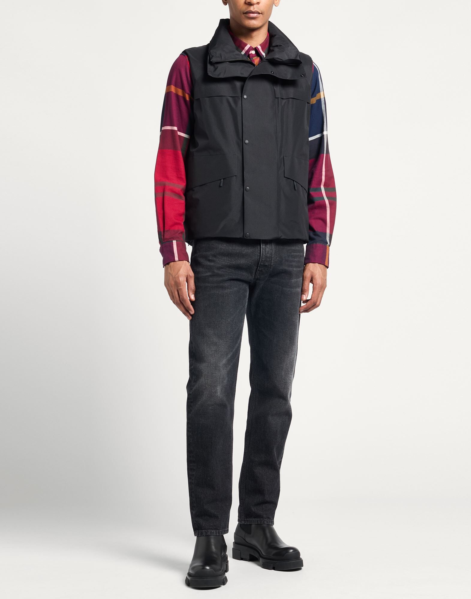 Moncler Chompa sin mangas Hombre Negro 1 Hombre