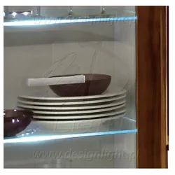 LED Glasbodenbeleuchtung Metall Clip warmweiss