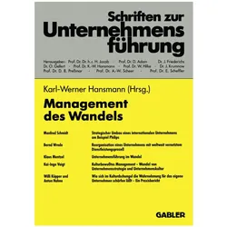 Management des Wandels, Fachbücher von Karl-Werner Hansmann