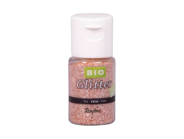 Bio-Glitter pastell Eco friendly, fein, Fläschchen 7g