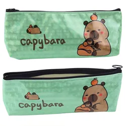 Capybara Schul-Federmäppchen, metallisch, schimmerndes Grün