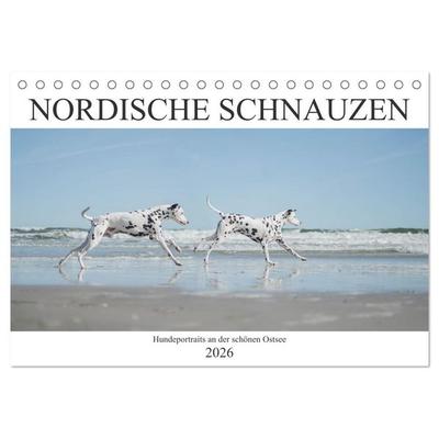 Nordische Schnauzen (Tischkalender 2026 DIN A5 quer), CALVENDO Monatskalender