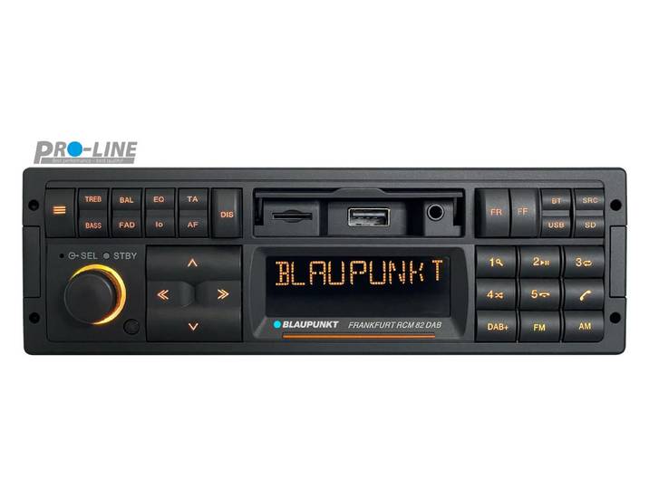 Blaupunkt Blaupunkt Frankfurt RCM 82 DAB 1-DIN Retro-Autoradio DAB+/USB/AUX Autoradio