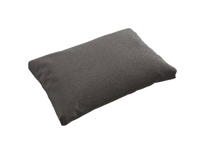 Spitzkissen Schwarz 60 x 40cm Feincordstoff Feena