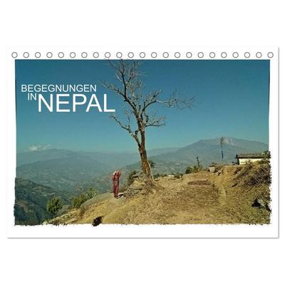 BEGEGNUNGEN IN NEPAL (Tischkalender 2026 DIN A5 quer), CALVENDO Monatskalender