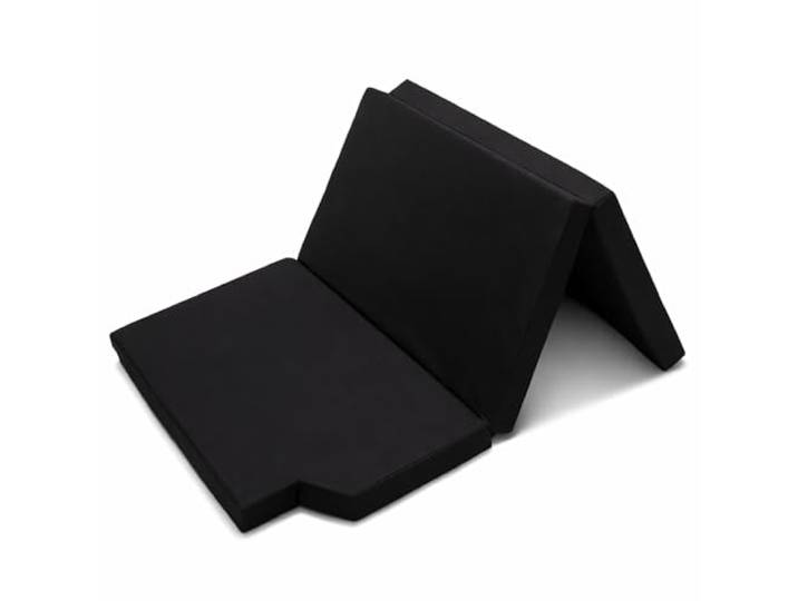 GoldenGroup Auto Matratze 200cm x 110cm - Passend für Mercedes Marco Polo - Faltbare - Camping Matratze - Auto Camping Zubehör - Klappmatratze Velvet-Schwarz 8cm