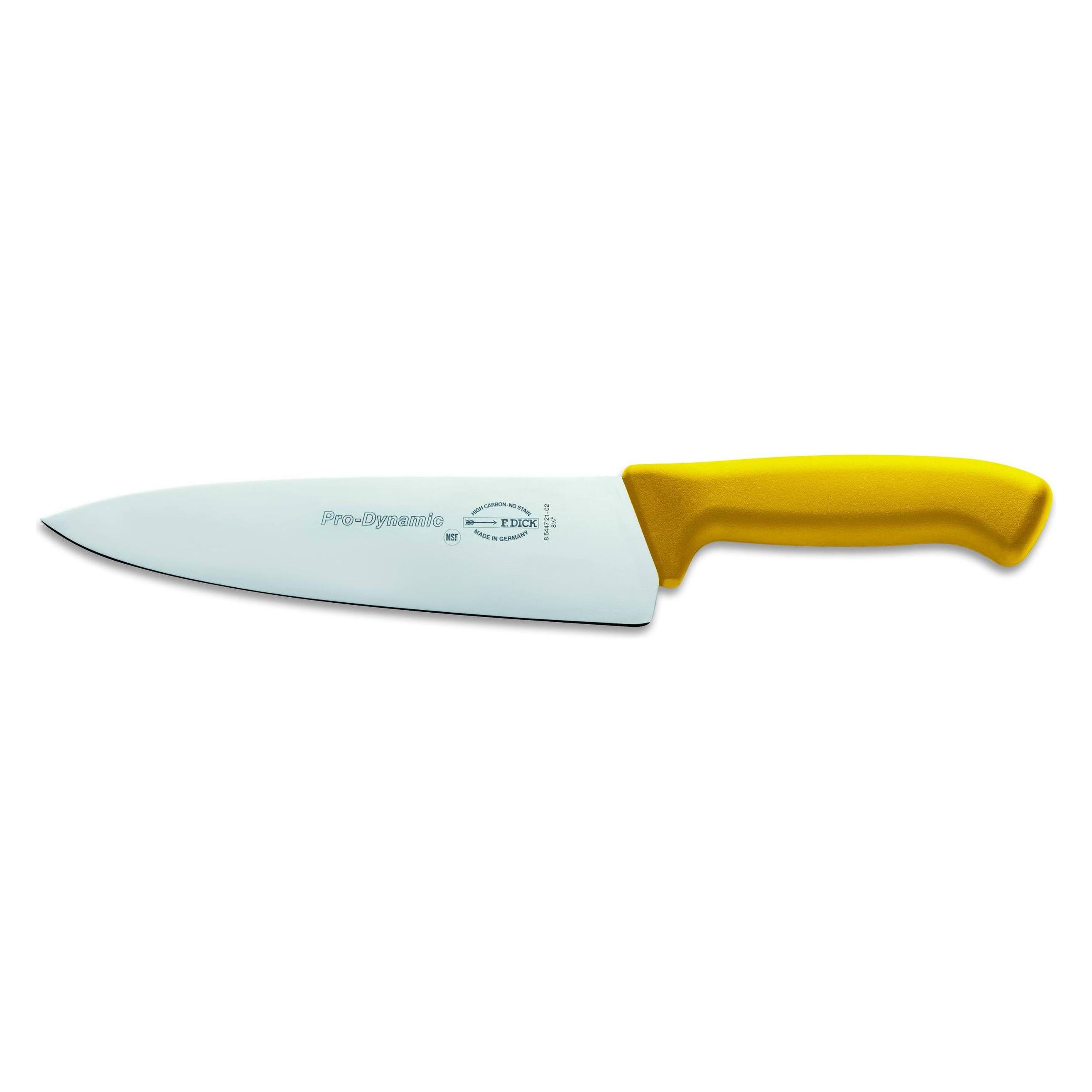 F. Dick ProDynamic Kochmesser gelb Klingenl?nge 21cm Küchenmesser X55CrMo14 (21 cm, 1x) (ProDynamic)